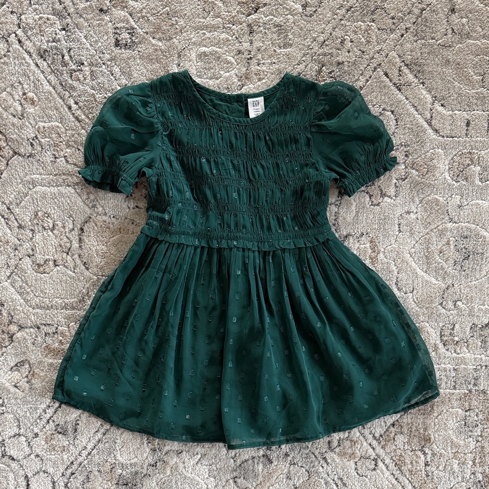 Gap Girls 3T Elegant Green Dress